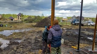 Заказать монтаж винтовых свай в Кстово - цена под ключ с доставкой от 1834 шт